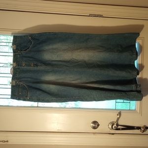 Stephen Hardy Squeeze Long Jean Skirt Size 20 W